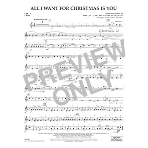 All I Want For Christmas Is You (arr. Michael Brown) - Pt.3 - F Horn