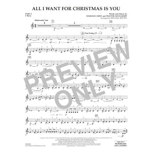 All I Want For Christmas Is You (arr. Michael Brown) - Pt.4 - F Horn