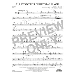 All I Want For Christmas Is You (arr. Michael Brown) - Pt.4 - Cello