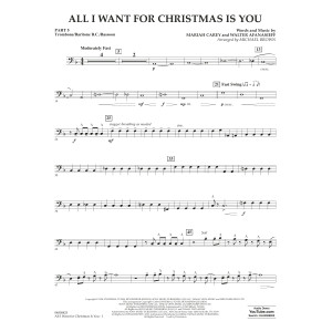 All I Want For Christmas Is You (arr. Michael Brown) - Pt.5 - Trombone/Bar. B.C./Bsn.