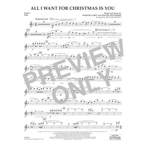 All I Want For Christmas Is You (arr. Michael Brown) - Pt.1 - Flute