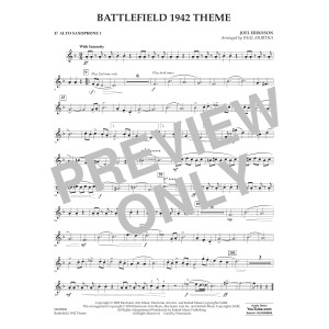 Battlefield 1942 Theme (arr. Paul Murtha) - Eb Alto Saxophone 1