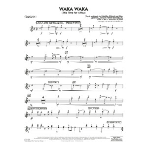 Waka Waka (This Time for Africa) - Tenor Sax 1