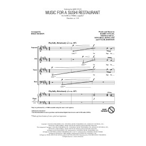 Music For A Sushi Restaurant (arr. Deke Sharon)