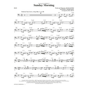 Sunday Morning (arr. Mac Huff) - Bass