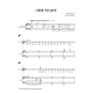 Ode To Joy (arr. Paul Mealor)