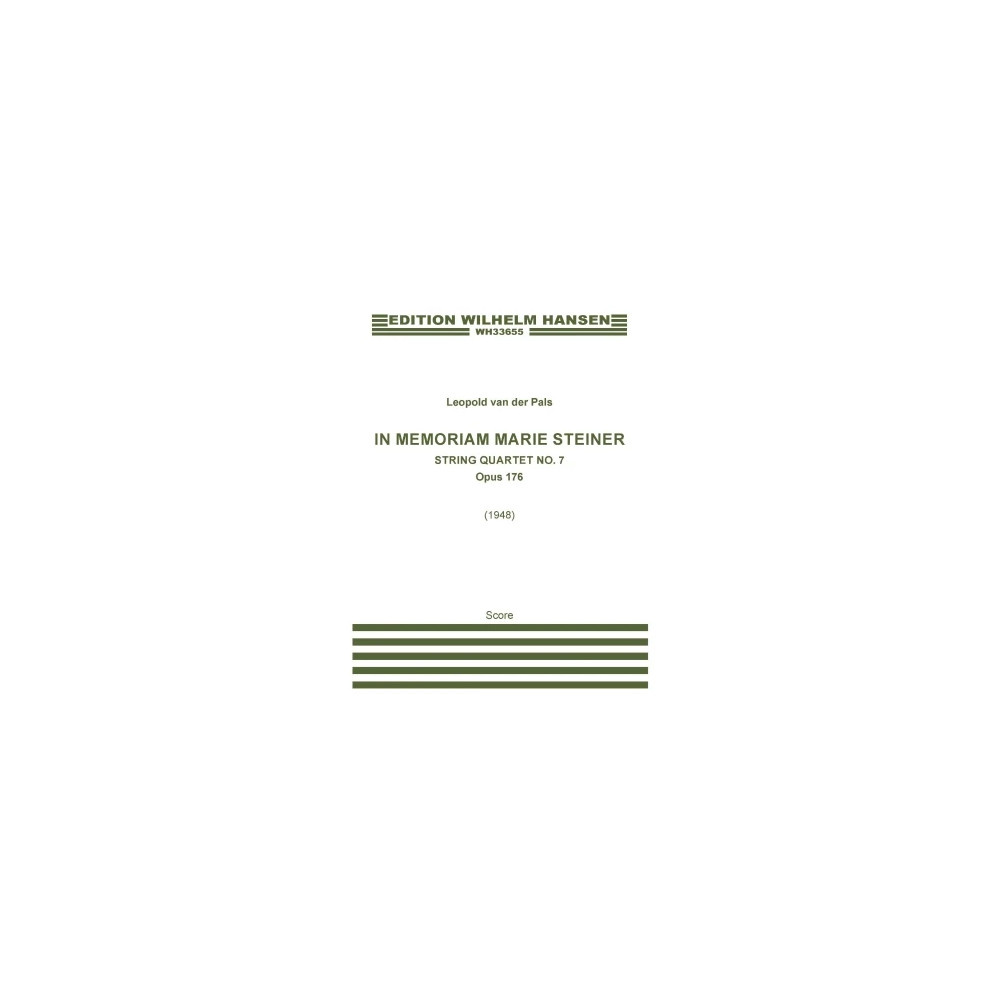 In Memoriam Marie Steiner Op. 176 - Viola