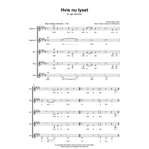 Hvis Nu Lyset (SSAAA)