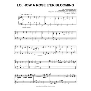 Lo, How A Rose E'er Blooming