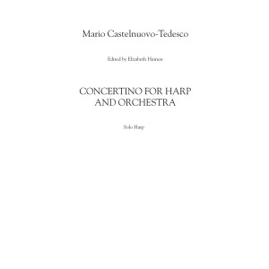 Concertino for Harp and Chamber Orchestra (Harp Part)