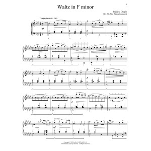 Waltz, Op. 70, No. 2