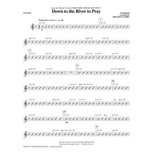 Down To The River To Pray - Guitar