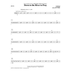 Down To The River To Pray - Drums
