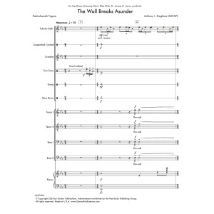 The Wall Breaks Asunder - Full Score