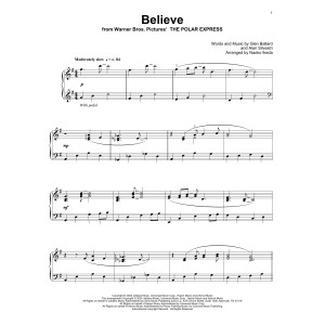 Believe (from The Polar Express) (arr. Naoko Ikeda)