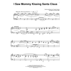 I Saw Mommy Kissing Santa Claus (arr. Carolyn Miller)