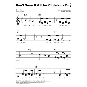 Don't Save It All For Christmas Day