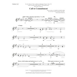 Call To Commitment - Bb Clarinet 1 & 2