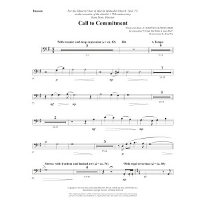 Call To Commitment - Bassoon
