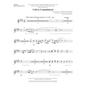 Call To Commitment - Alto Sax 1-2 (sub. Horn 1-2)