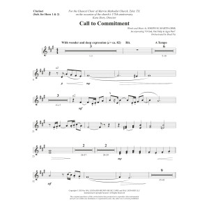 Call To Commitment - Clarinet (sub. Horn 1-2)