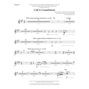 Call To Commitment - Trumpet 1
