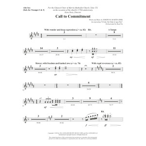 Call To Commitment - Alto Sax (sub. Trumpet 2-3)