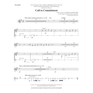 Call To Commitment - Percussion