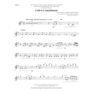 Call To Commitment - Violin 2