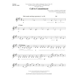 Call To Commitment - Clarinet 3 (Sub. Viola)