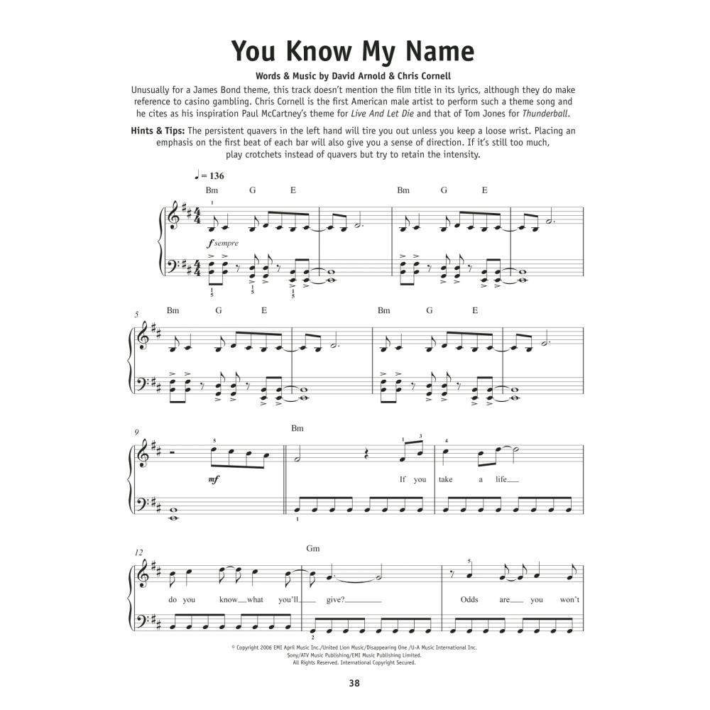 You Know My Name (from Casino Royale)
