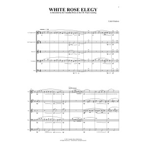 White Rose Elegy - Full Score