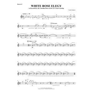 White Rose Elegy - F Horn