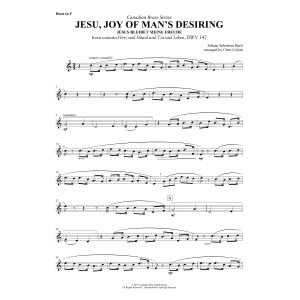 Jesu, Joy of Man's Desiring - F Horn
