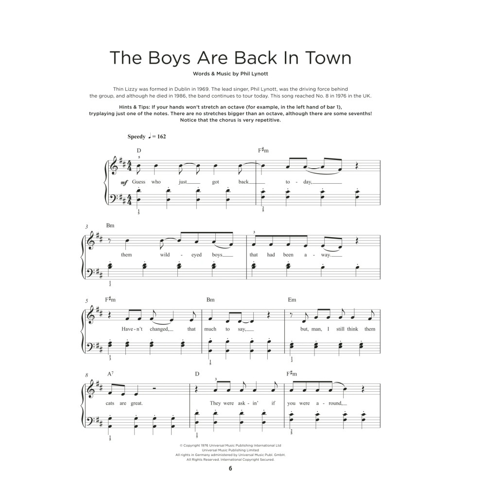 The Boys Are Back In Town