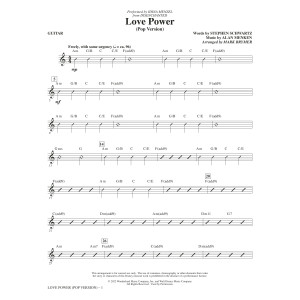 Love Power (from Disenchanted) (arr. Mark Brymer) - Guitar