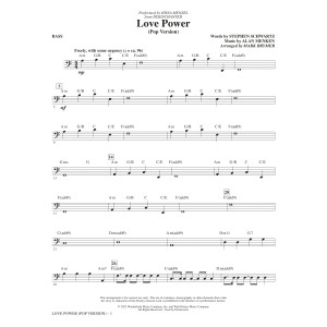 Love Power (from Disenchanted) (arr. Mark Brymer) - Bass