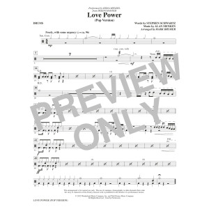 Love Power (from Disenchanted) (arr. Mark Brymer) - Drums