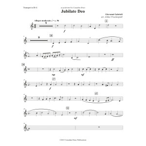 Jubilate Deo - Bb Trumpet 4