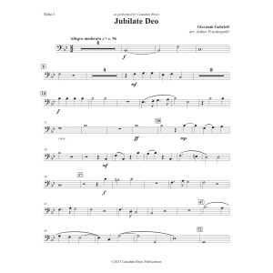 Jubilate Deo - Tuba 1