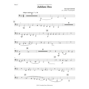 Jubilate Deo - Tuba 2