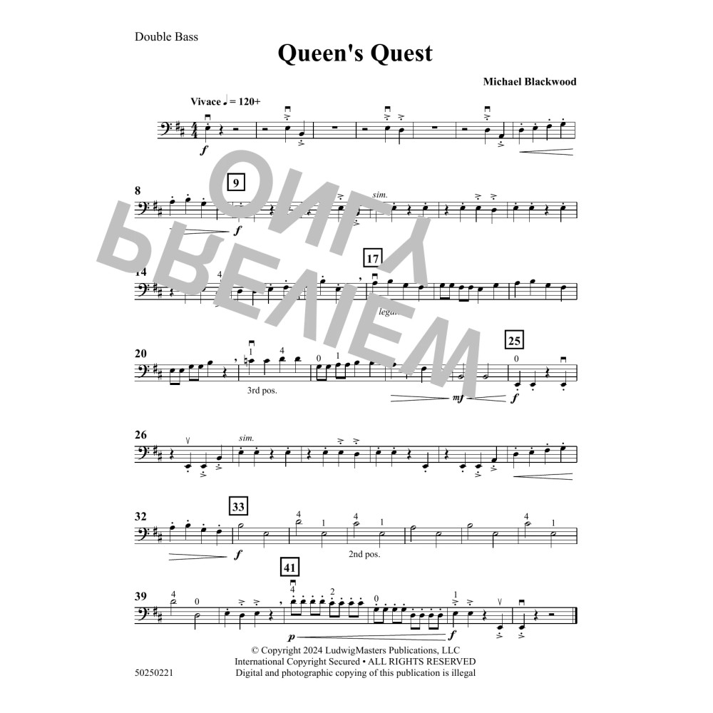 Queen's Quest - Double Bass