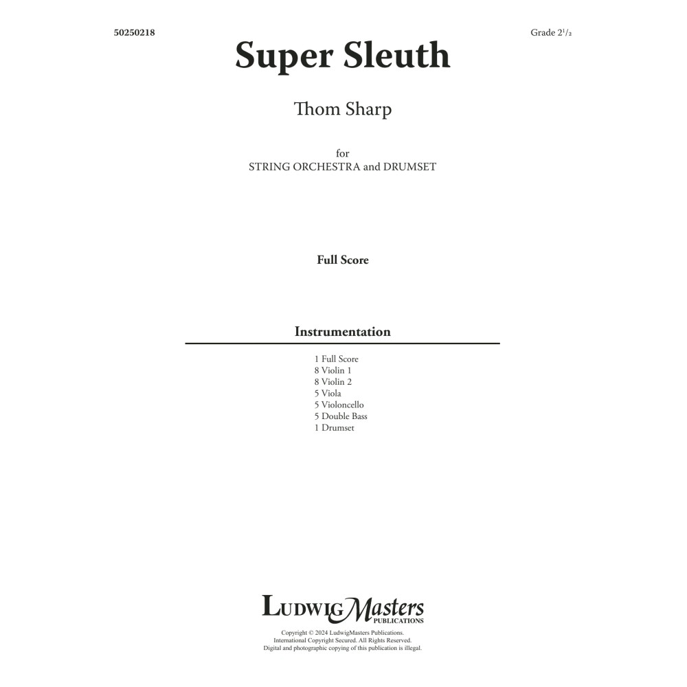 Super Sleuth - Full Score