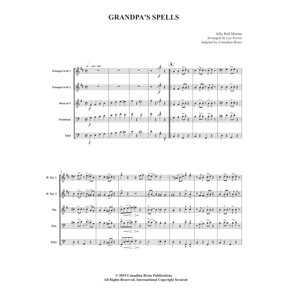 Grandpa's Spells - Full Score