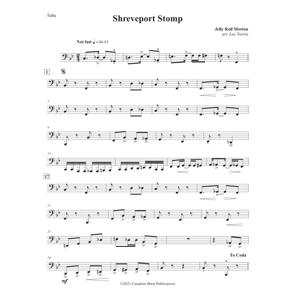 Shreveport Stomp - Tuba