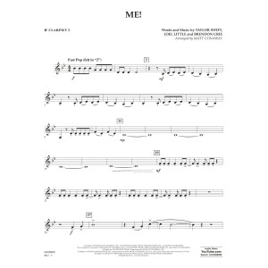Me! (arr. Matt Conaway) - Bb Clarinet 2