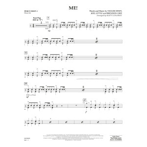 Me! (arr. Matt Conaway) - Percussion 1
