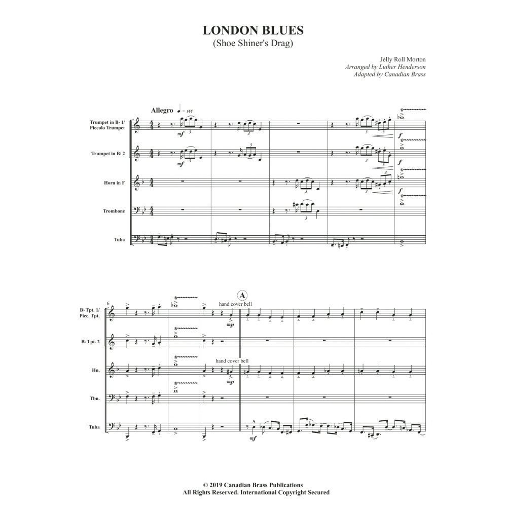 London Blues - Full Score
