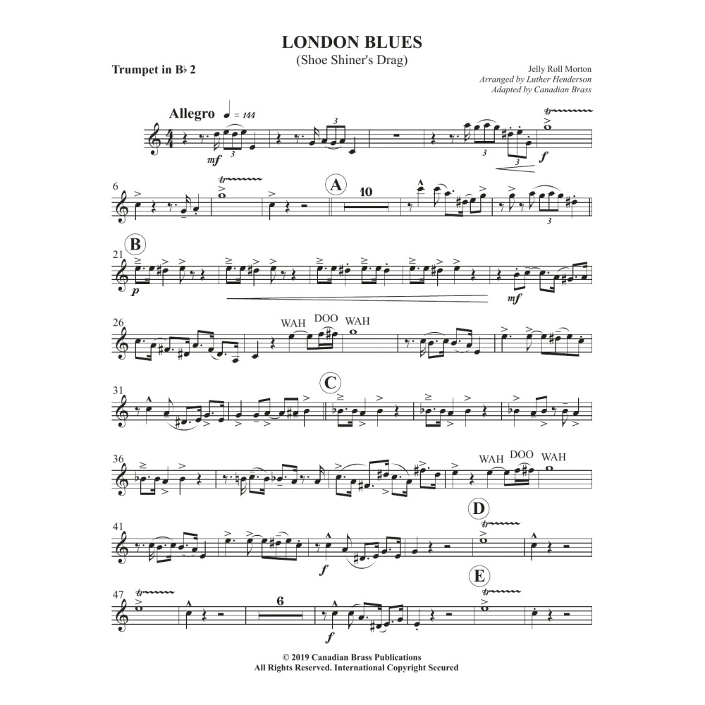 London Blues - Bb Trumpet 2