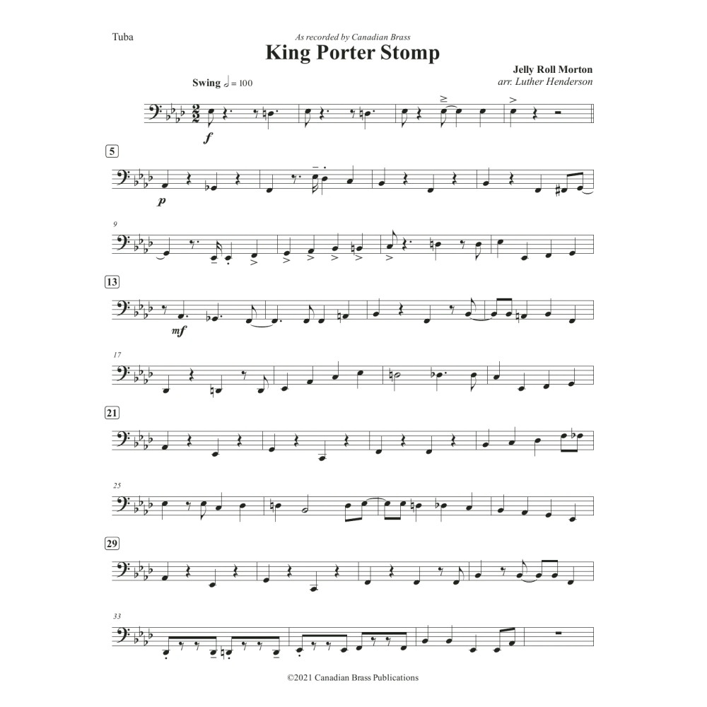 King Porter Stomp - Tuba